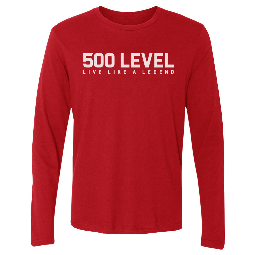 500 LEVEL Wordmark WHT