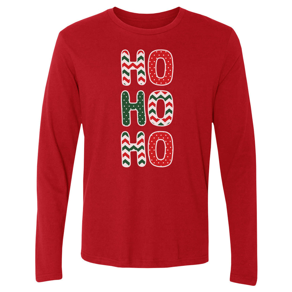 Christmas HO HO HO Stacked WHT