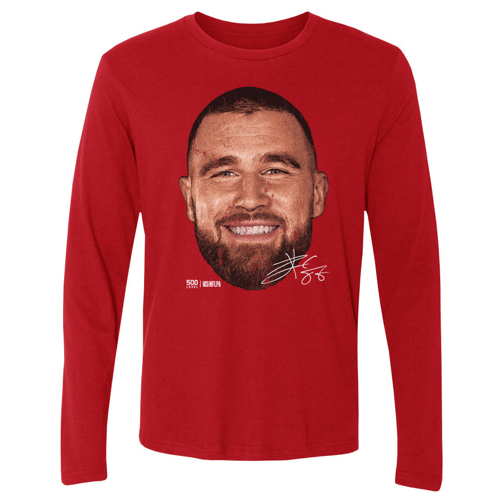 Travis Kelce Kansas City Vintage Head WHT
