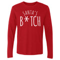 Christmas Santa's B-tch WHT