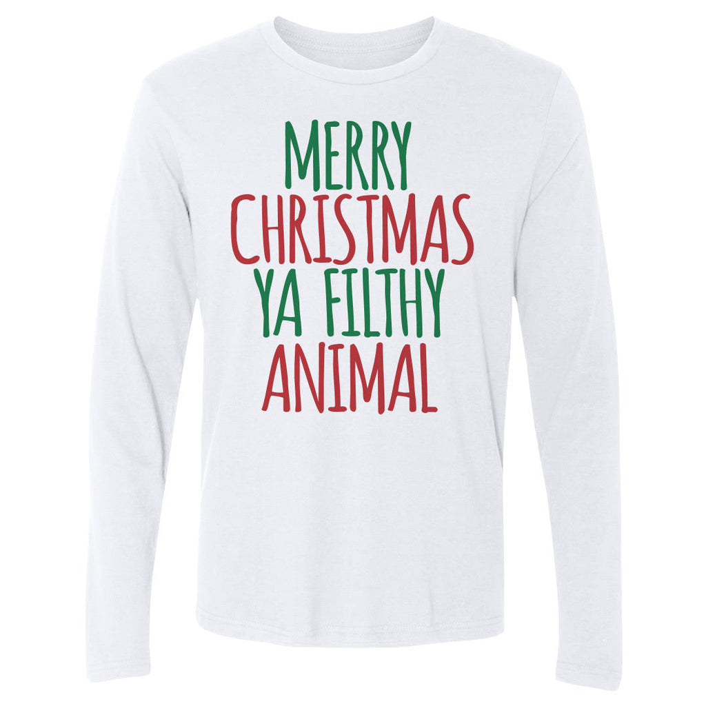 Christmas Merry Christmas Ya Filthy Animal