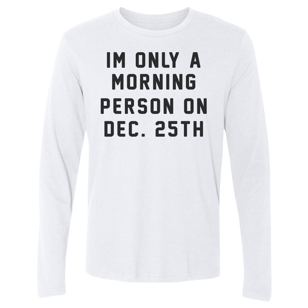 Christmas Morning Person On Christmas