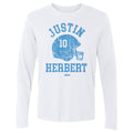 Justin Herbert Los Angeles C Helmet Font