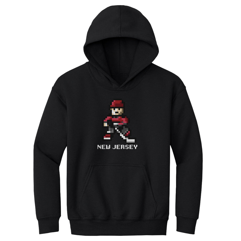 New Jersey Hockey 8-bit WHT