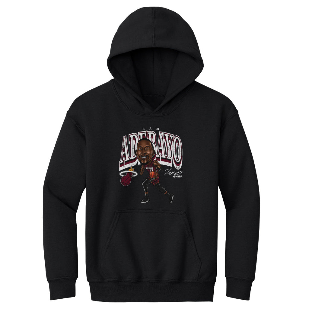 Bam Adebayo Miami Heat Cartoon WHT