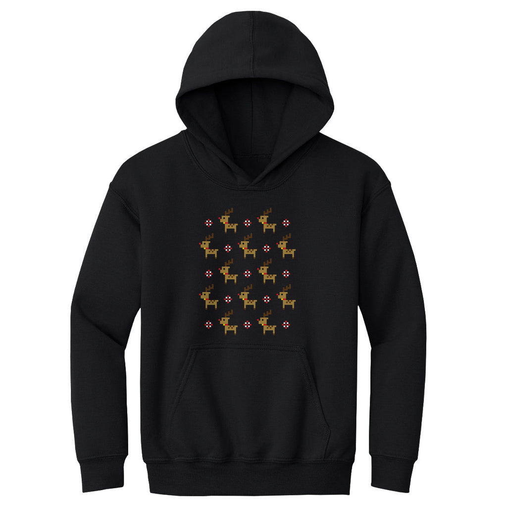Christmas 8-bit Reindeer WHT