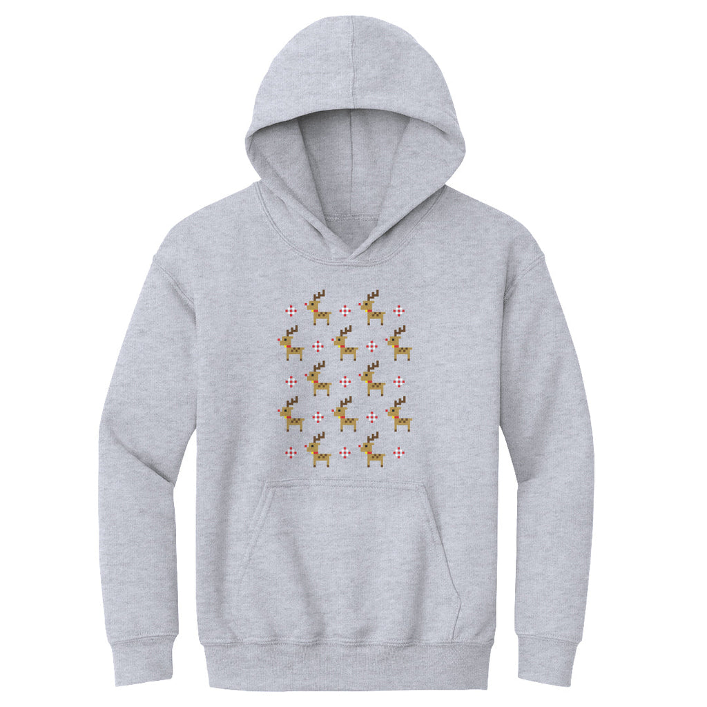 Christmas 8-bit Reindeer WHT