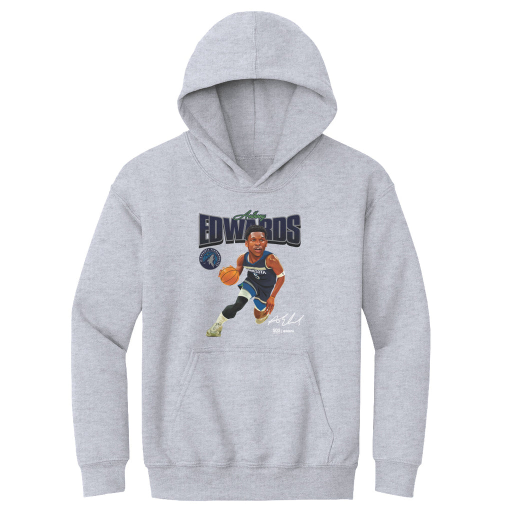 Anthony Edwards Minnesota Timberwolves Caricature WHT
