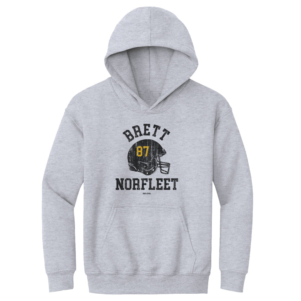 Brett Norfleet College Helmet Font