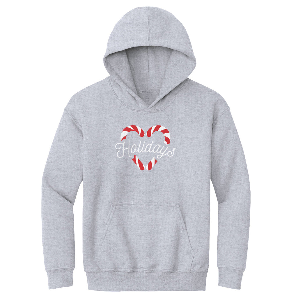 Christmas Candy Cane Heart WHT