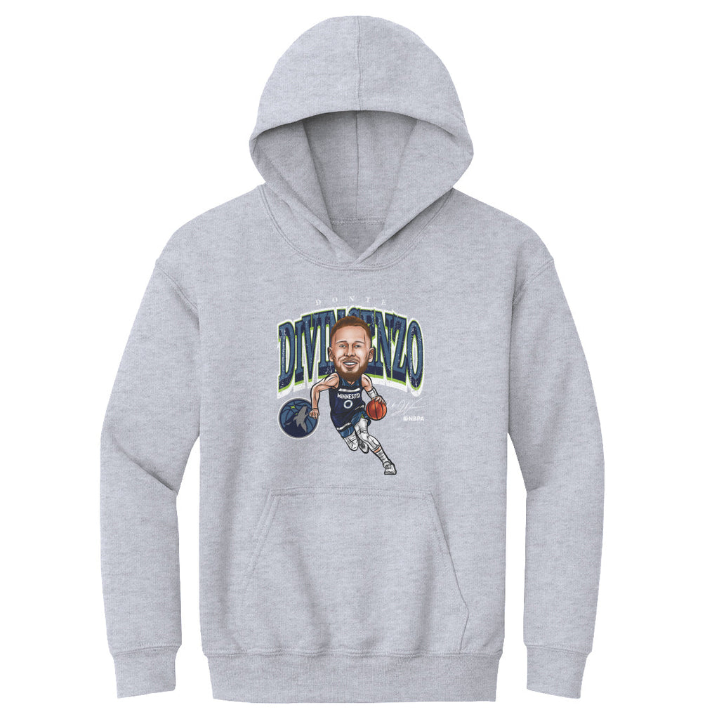 Donte DiVincenzo Minnesota Timberwolves Cartoon NBA WHT