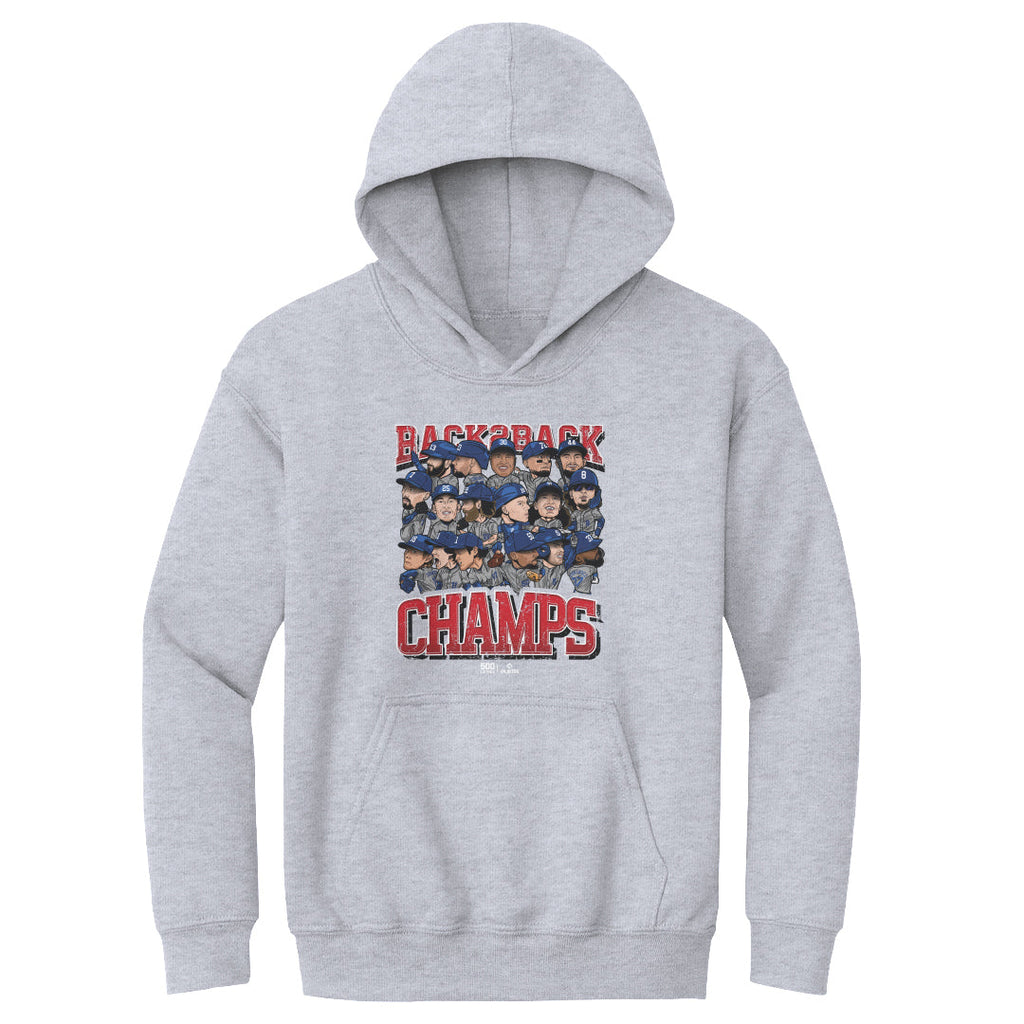 Los Angeles D Baseball Back 2 Back Champs 2025 WHT