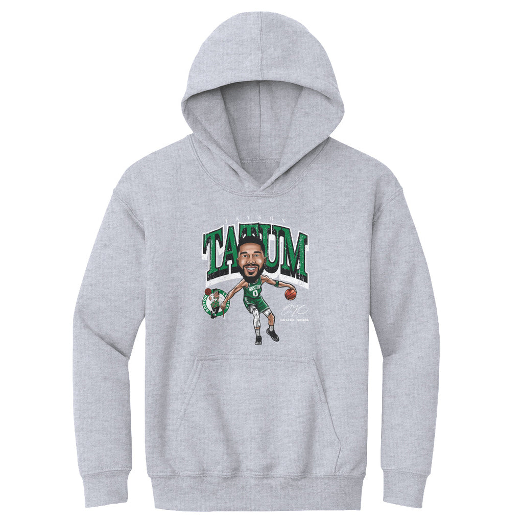 Jayson Tatum Boston Celtics Cartoon WHT
