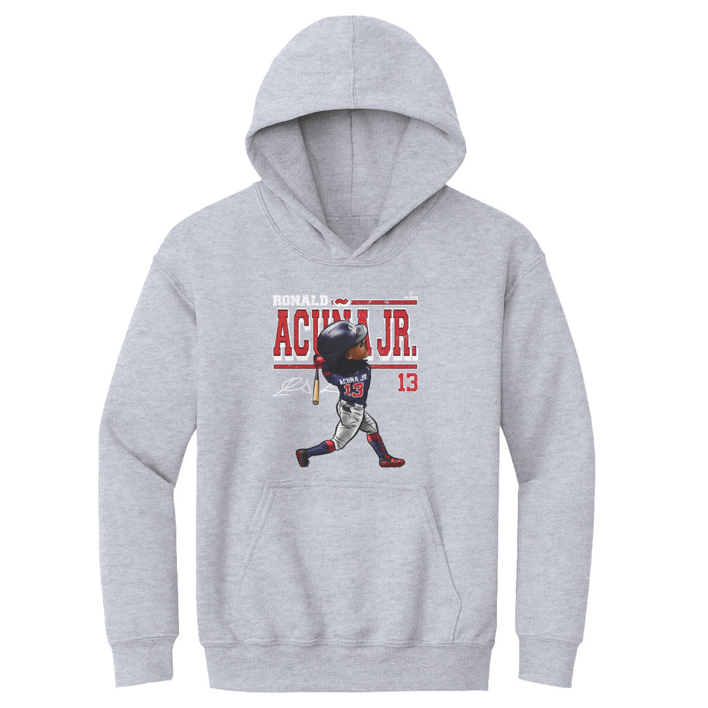 Ronald Acuna Jr. Cartoon WHT
