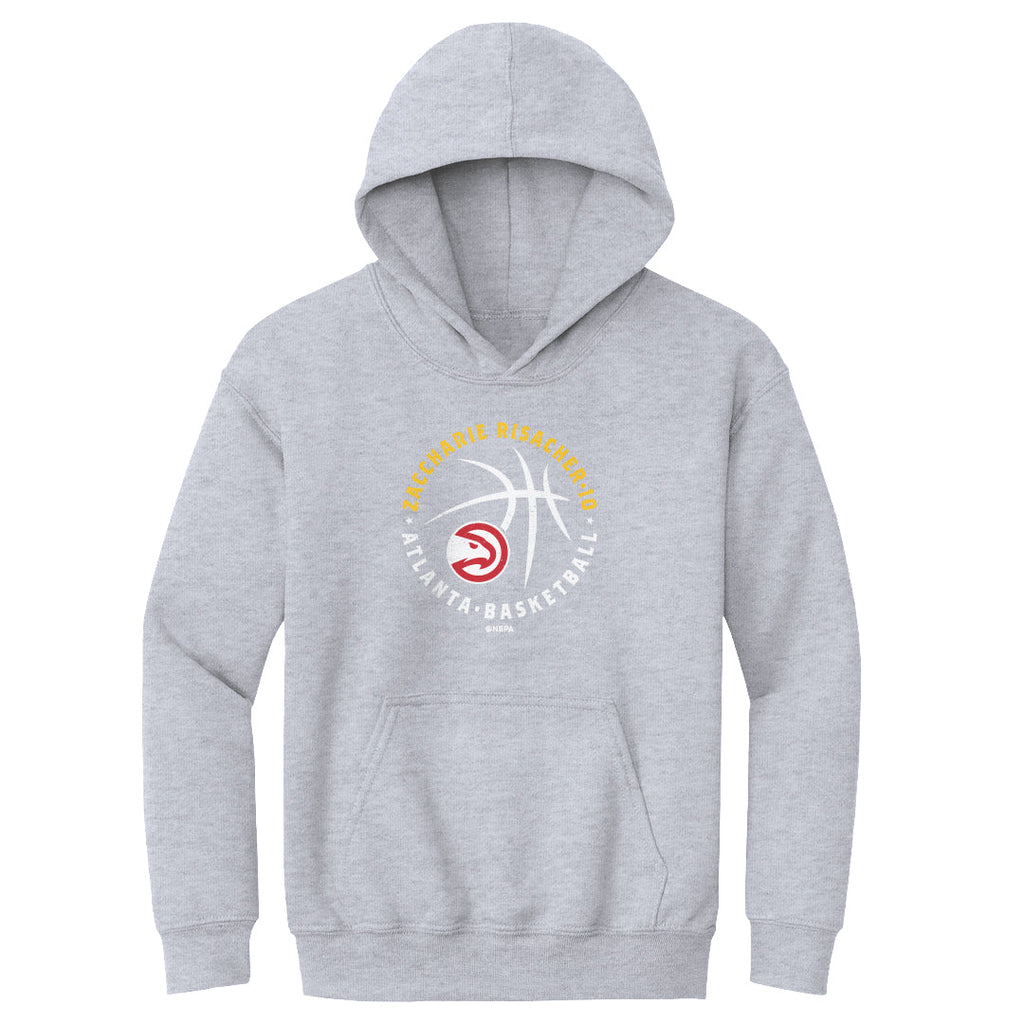 Zaccharie Risacher Atlanta Hawks Player Ball WHT