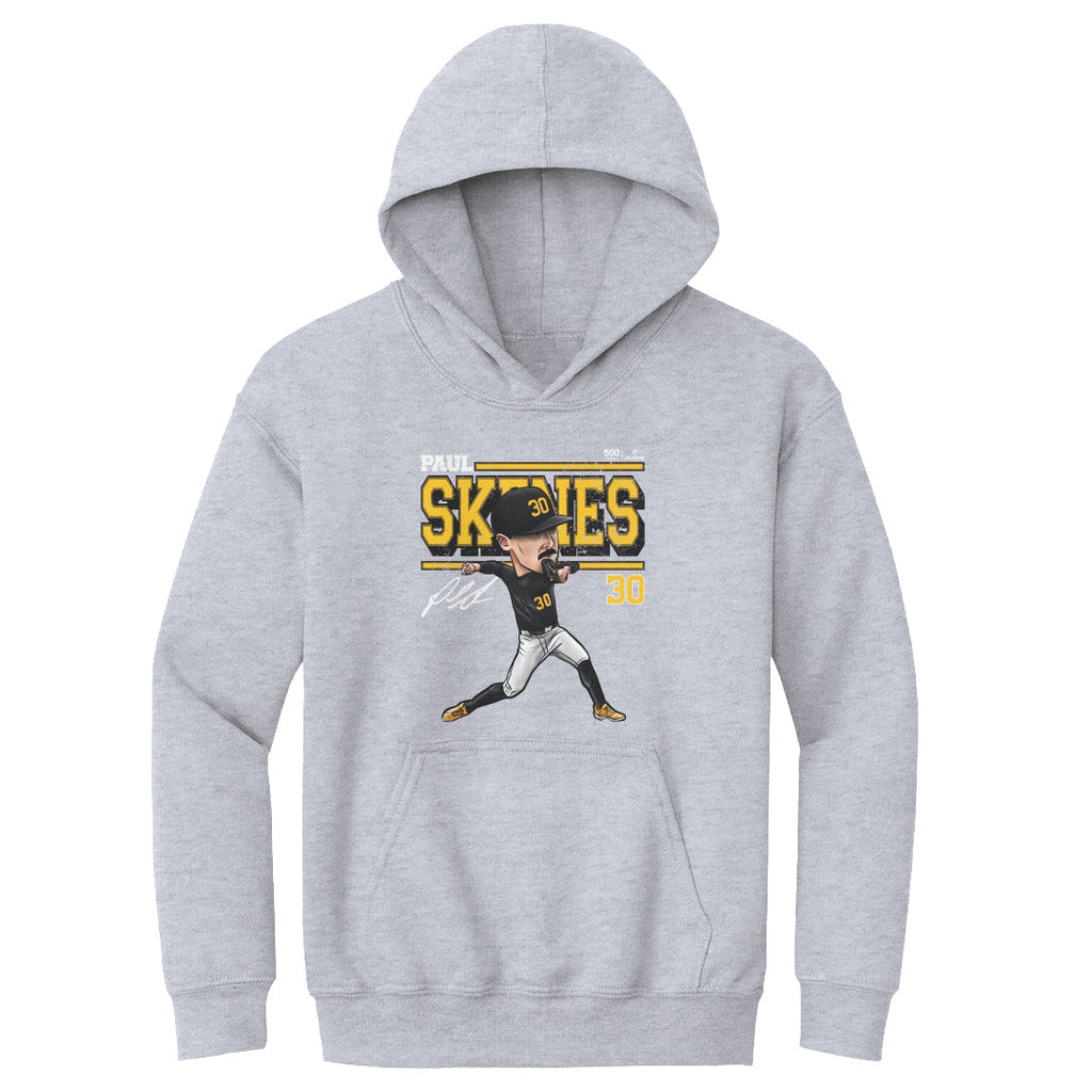 Paul Skenes Pittsburgh Cartoon WHT