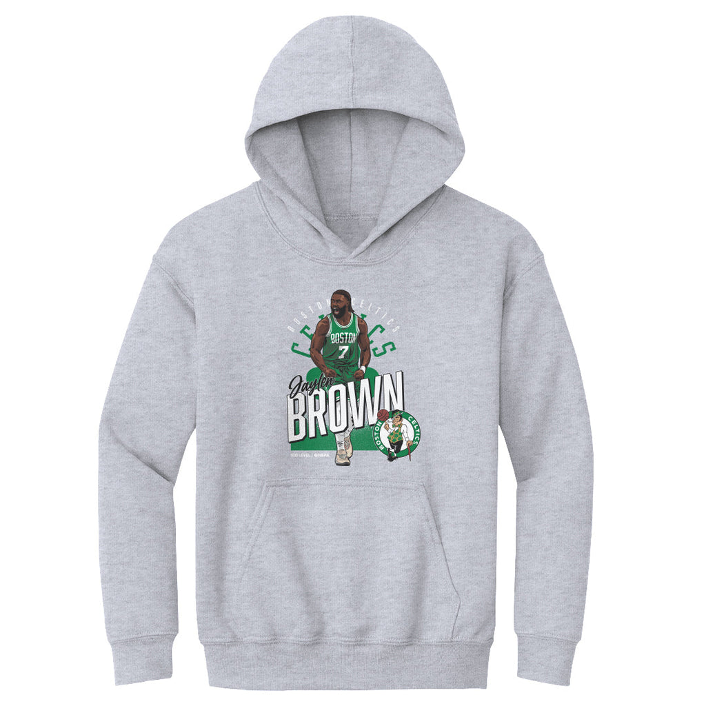 Jaylen Brown Boston Celtics Shield WHT