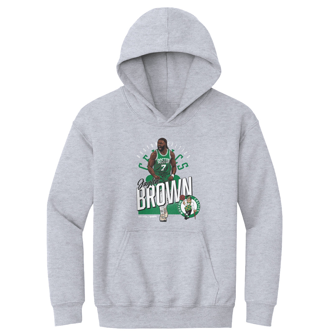Jaylen Brown Boston Celtics Shield WHT