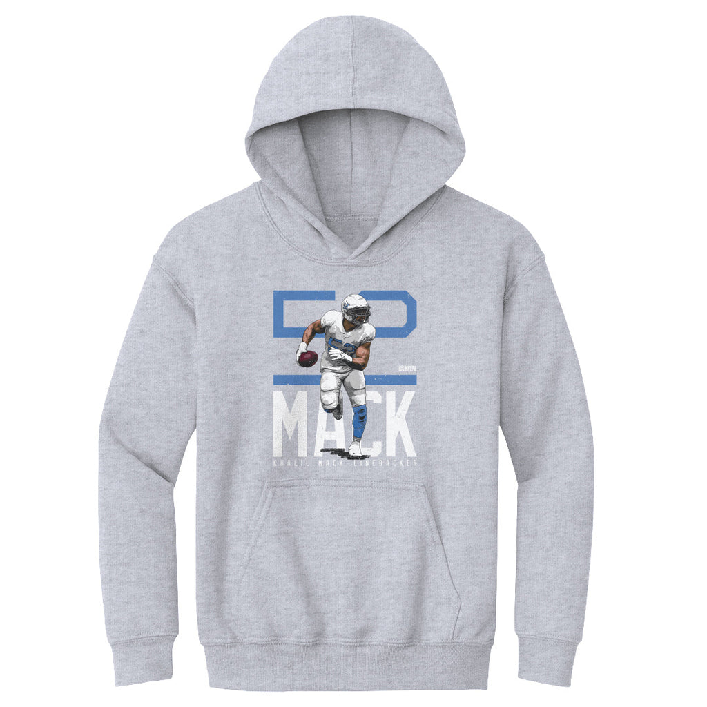 Khalil Mack Los Angeles C Bold Number WHT