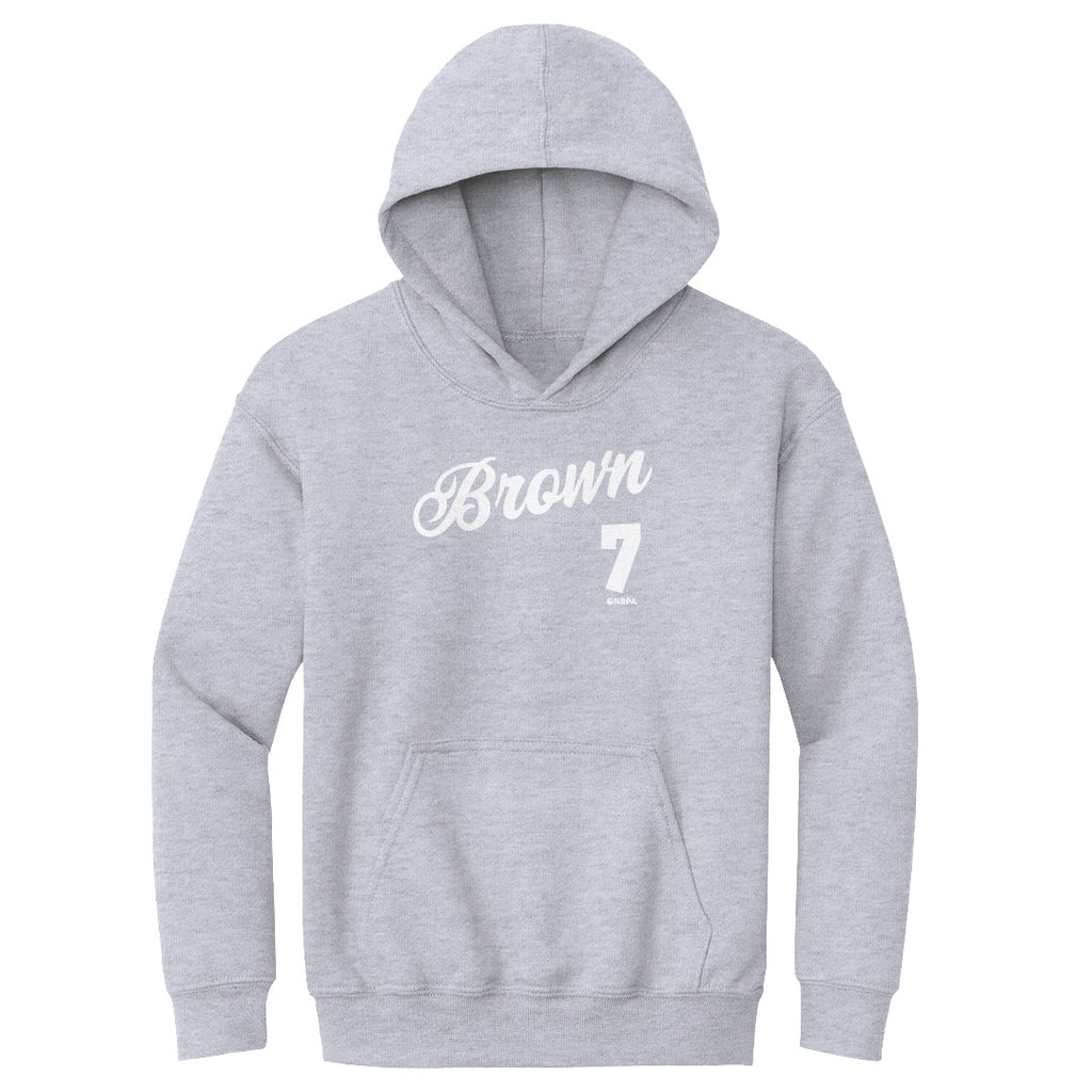 Jaylen Brown Boston Script WHT