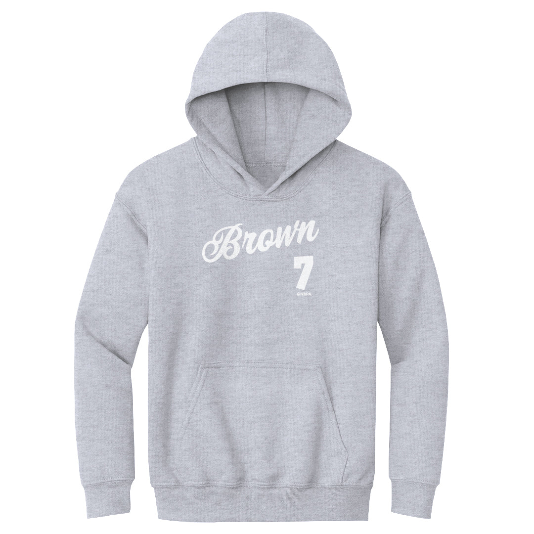 Jaylen Brown Boston Script WHT