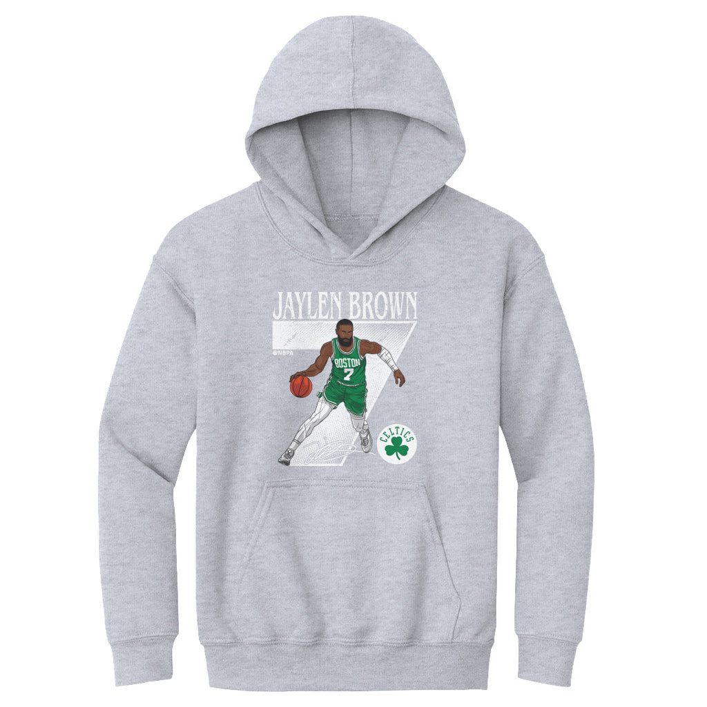 Jaylen Brown Boston Celtics Number WHT