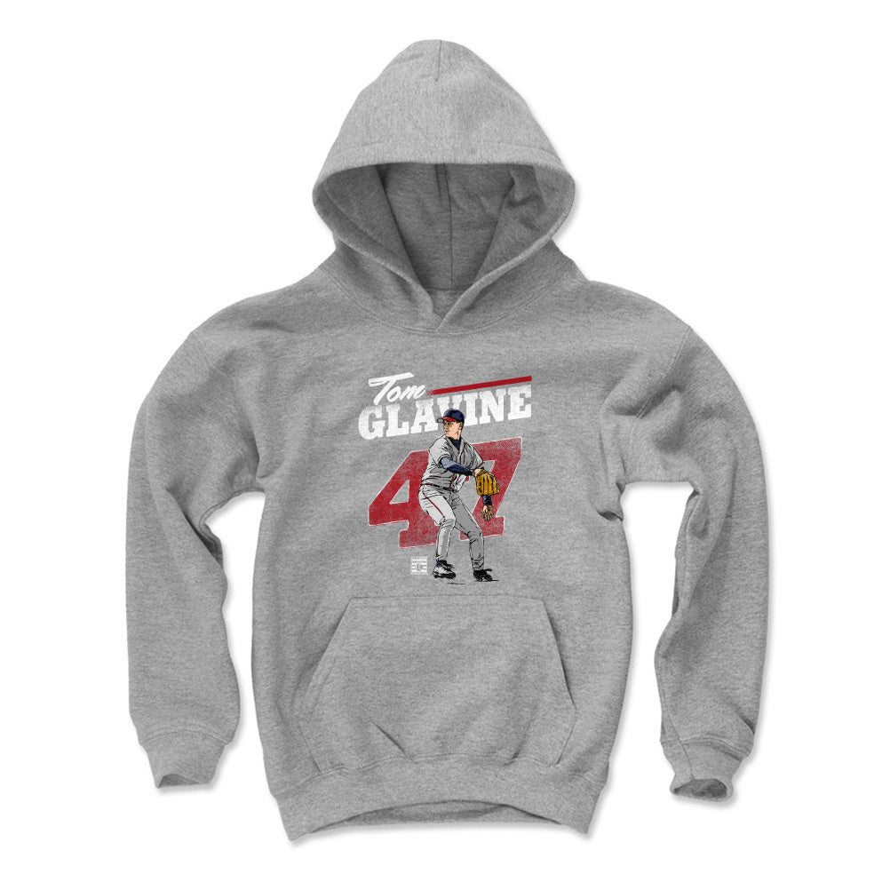 Tom Glavine Retro Grunge WHT
