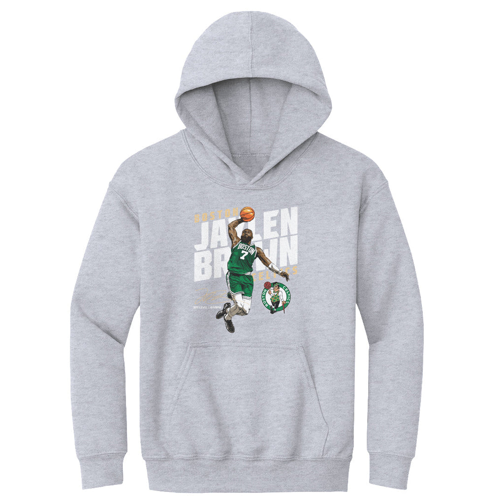 Jaylen Brown Boston Celtics Slant WHT