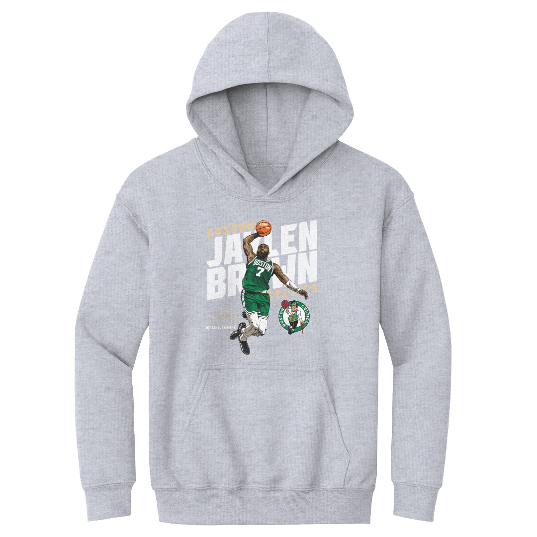 Jaylen Brown Boston Celtics Slant WHT