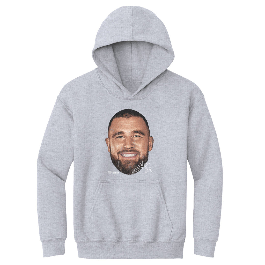 Travis Kelce Kansas City Vintage Head WHT
