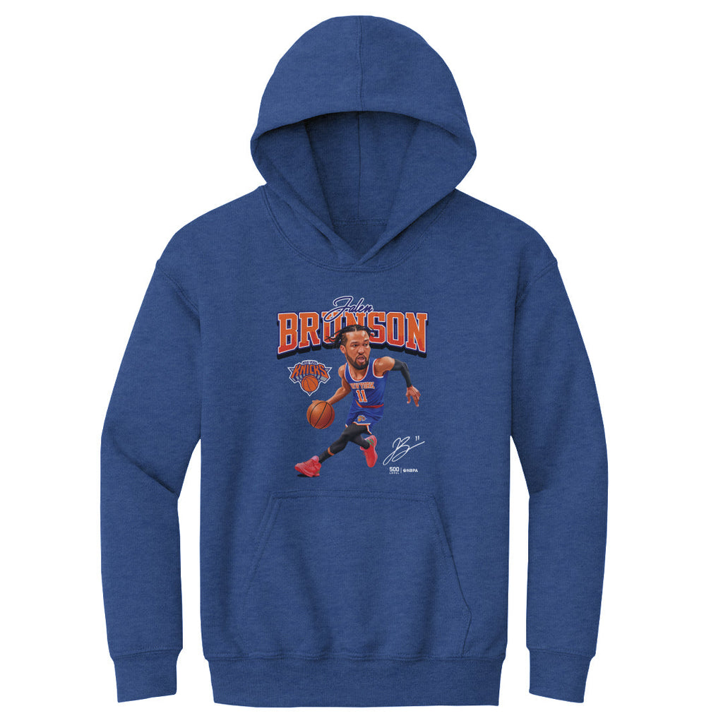 Jalen Brunson New York Knicks Caricature WHT