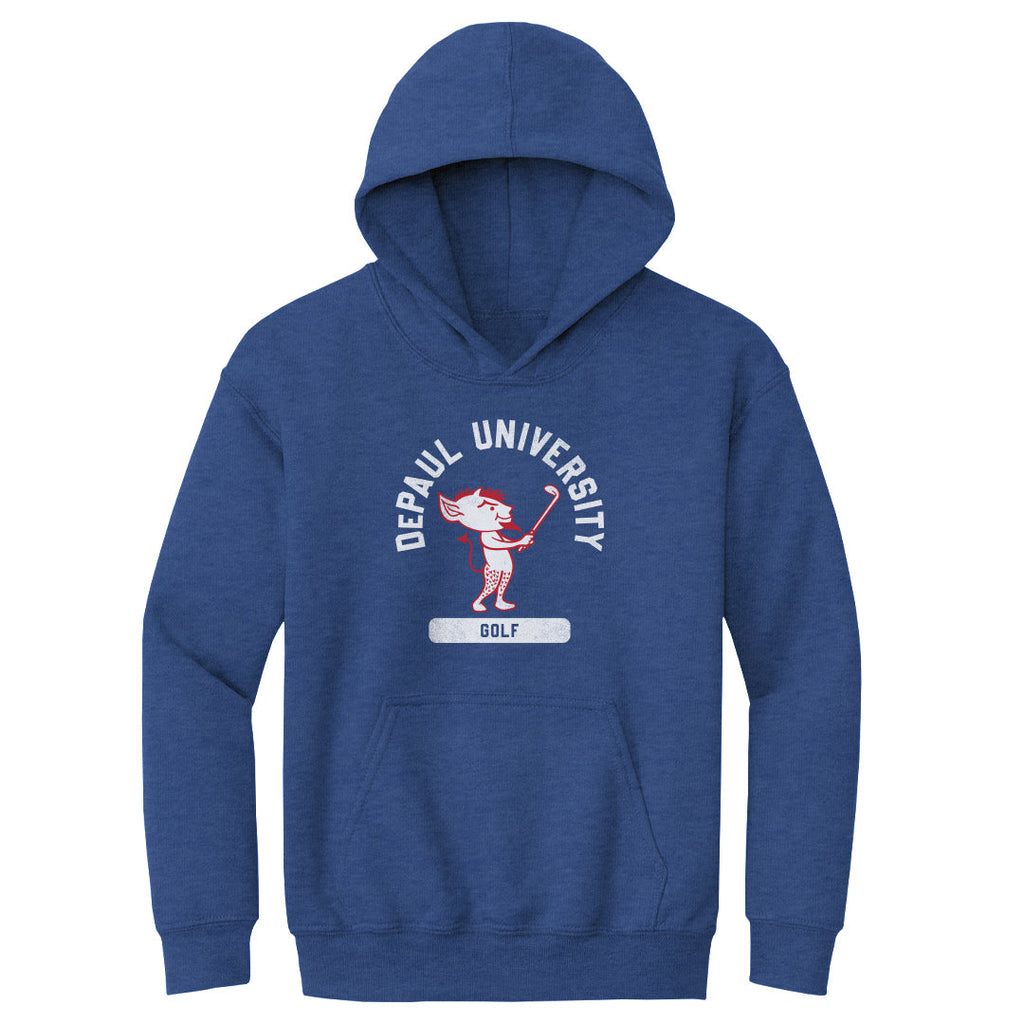 DePaul Blue Demons Mascot Golf WHT