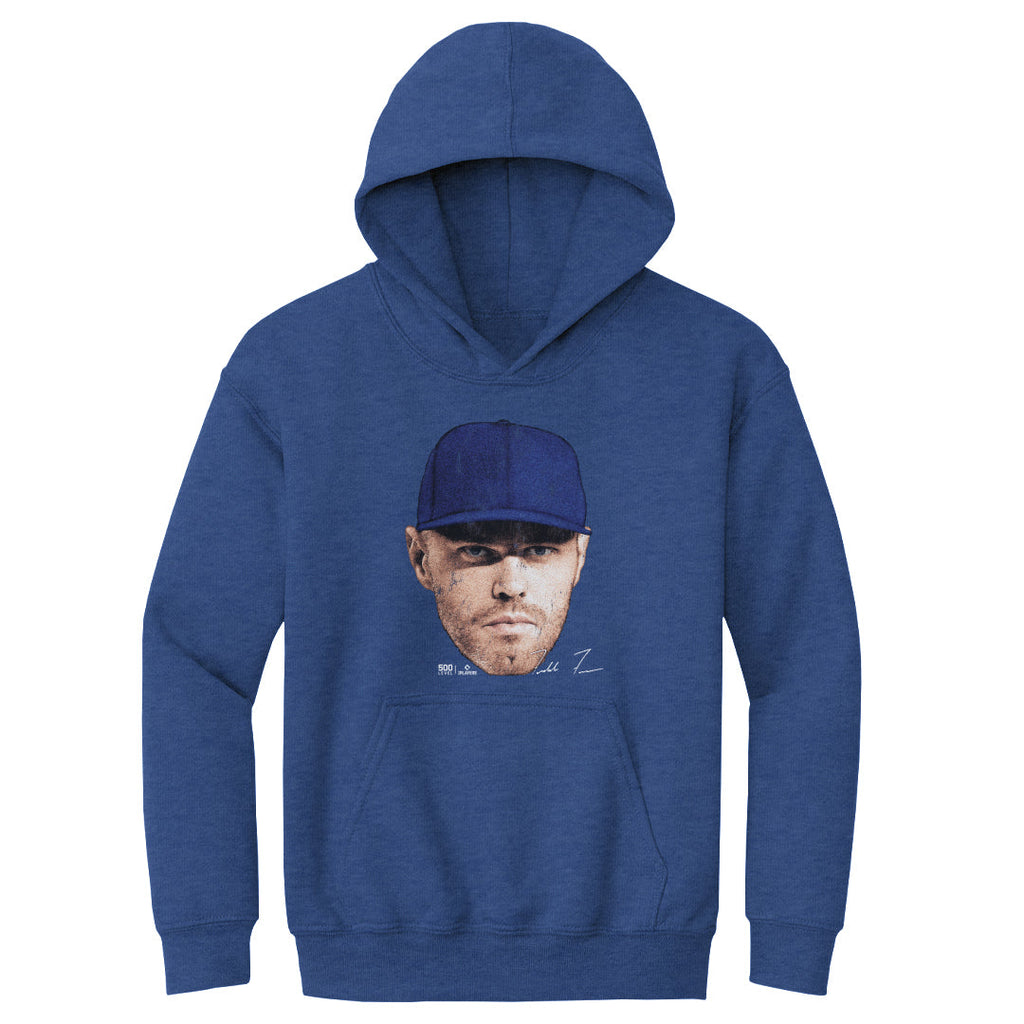 Freddie Freeman Los Angeles D Vintage Head WHT