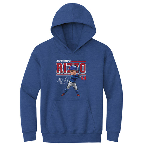 Anthony Rizzo Chicago C Cartoon WHT