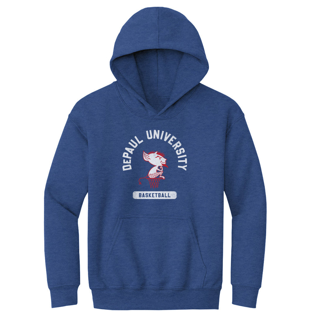 DePaul Blue Demons Mascot Basketball WHT