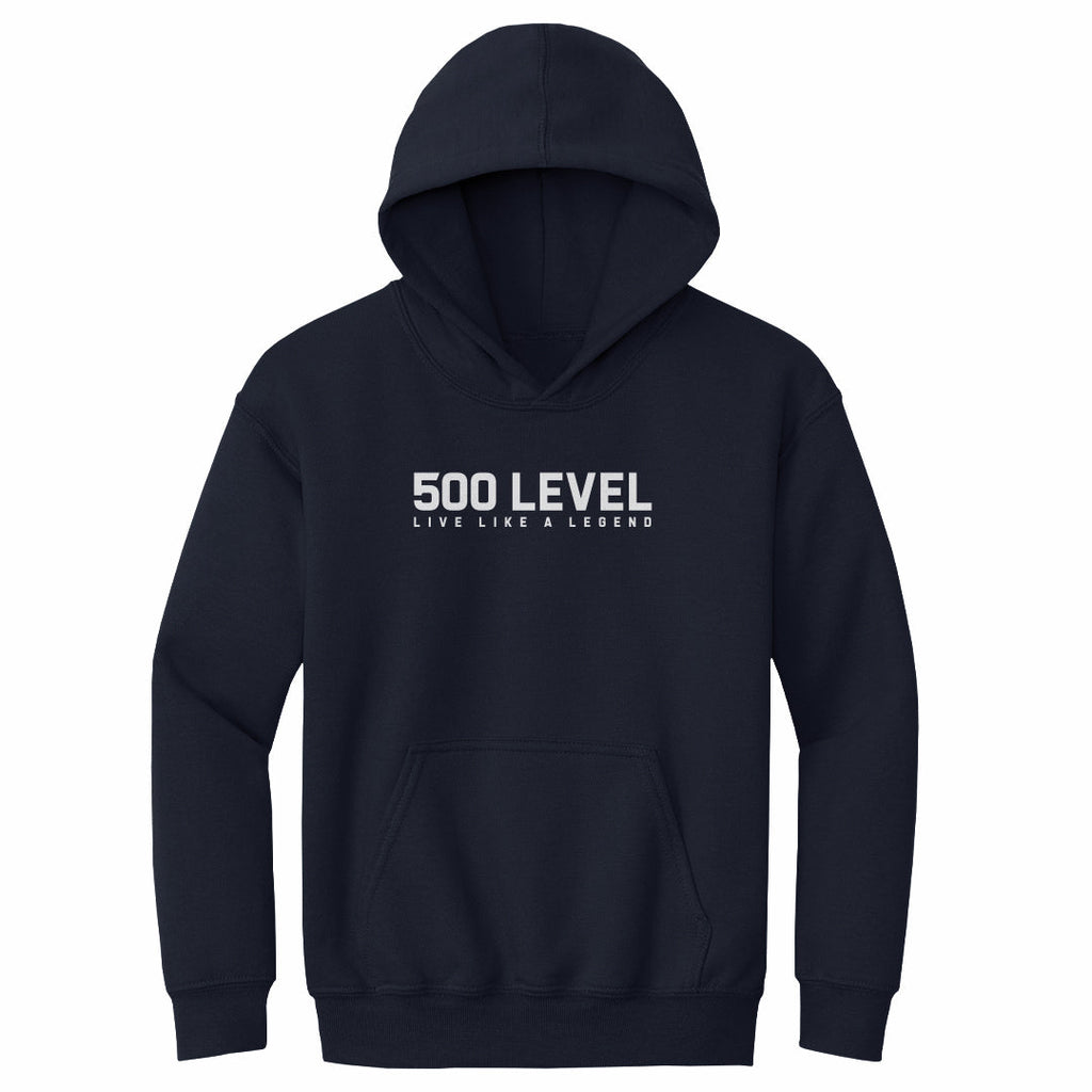 500 LEVEL Wordmark WHT