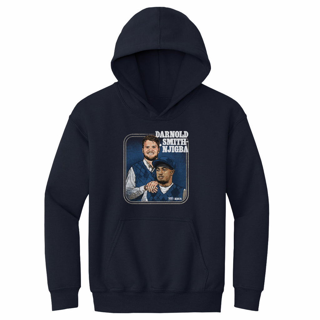 Sam Darnold & Jaxon Smith-Njigba Seattle Step Brothers WHT