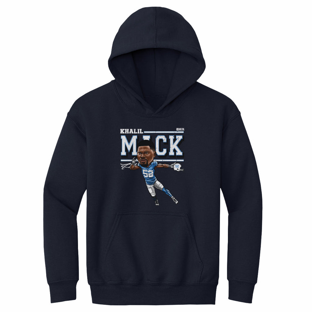 Khalil Mack Los Angeles C Cartoon WHT
