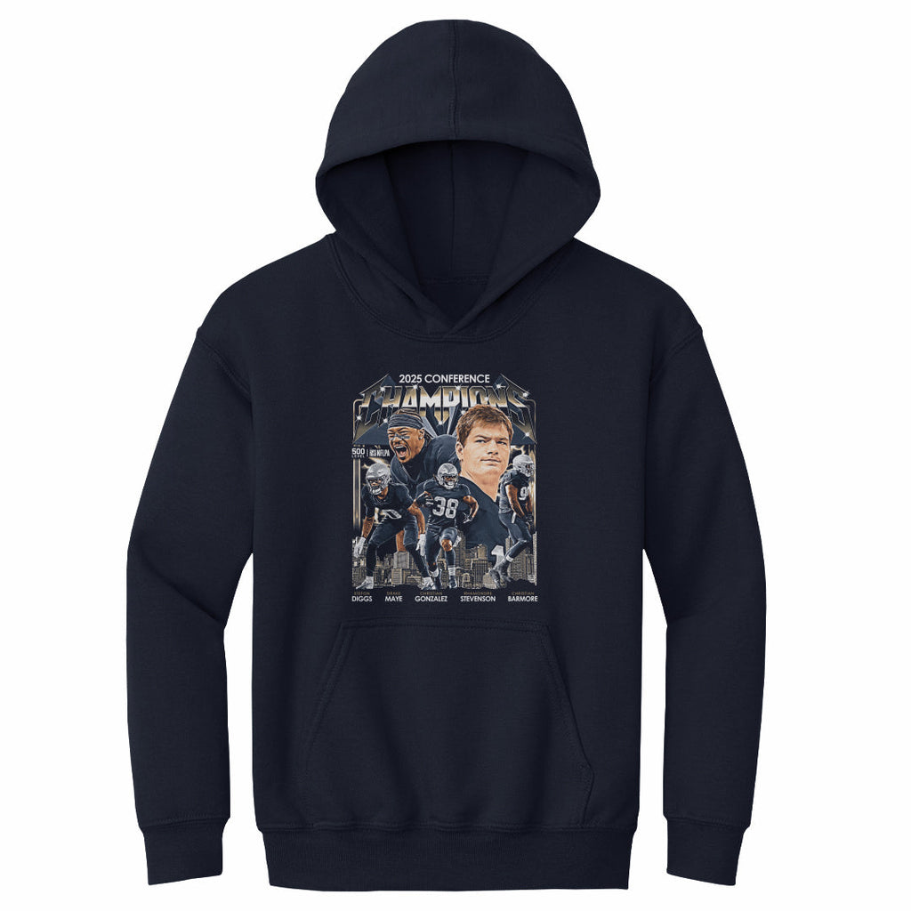 New England Football 2025 Conference Champions Vintage WHT
