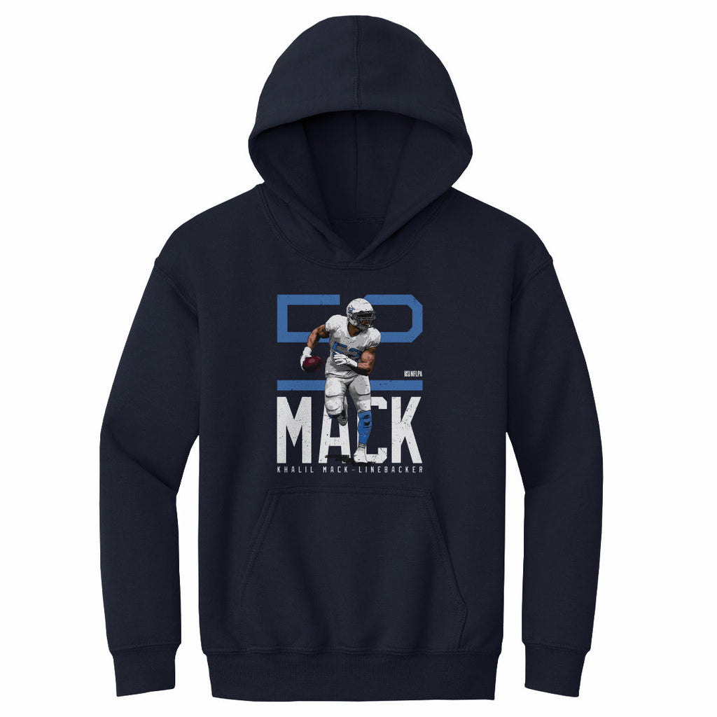 Khalil Mack Los Angeles C Bold Number WHT