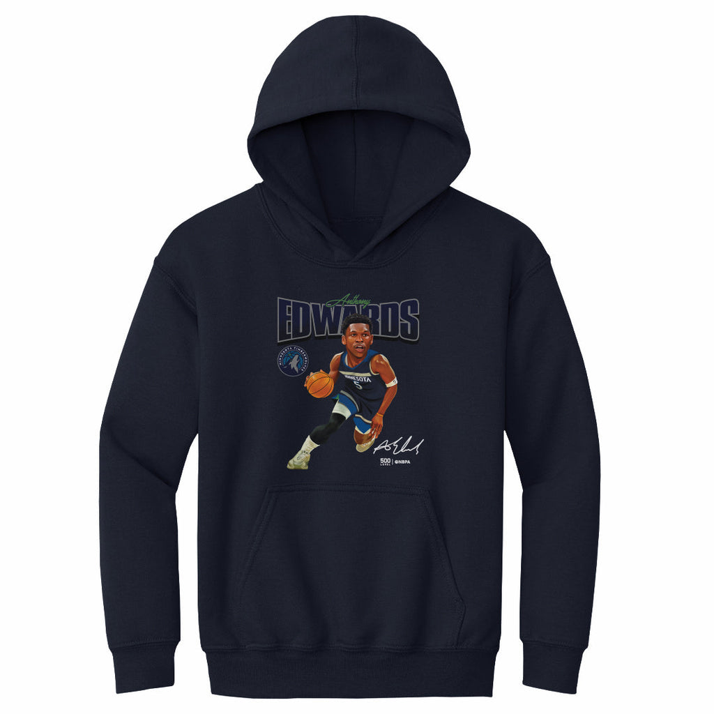 Anthony Edwards Minnesota Timberwolves Caricature WHT