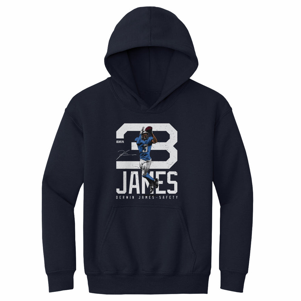 Derwin James Los Angeles C Bold Number WHT