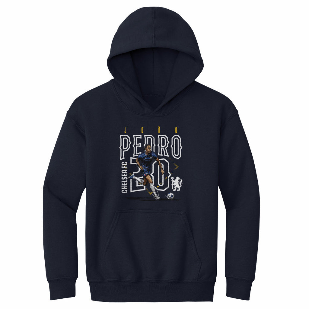 Joao Pedro Chelsea FC Outline Number WHT