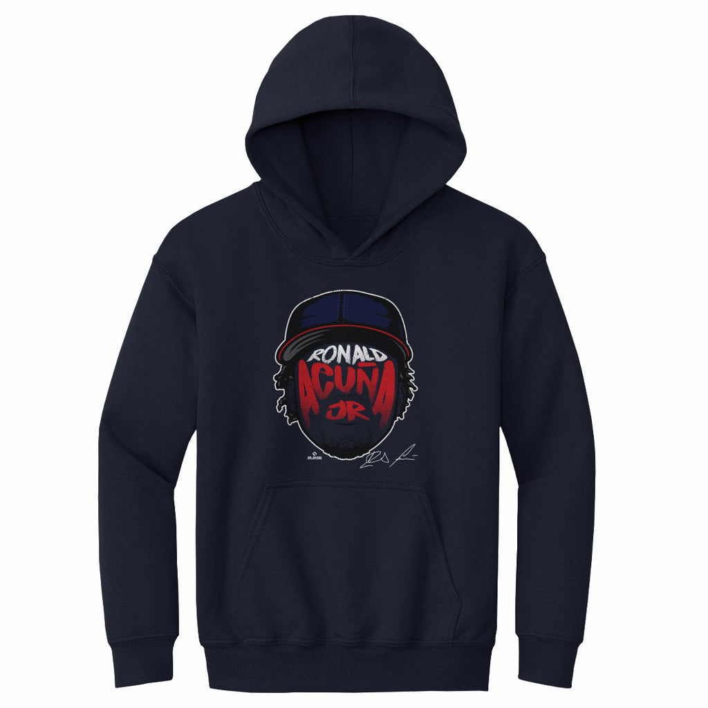 Ronald Acuna Jr. Player Silhouette WHT