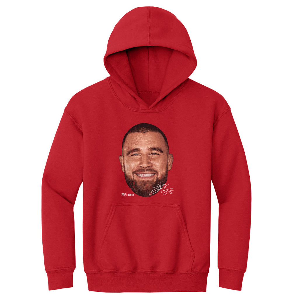 Travis Kelce Kansas City Vintage Head WHT
