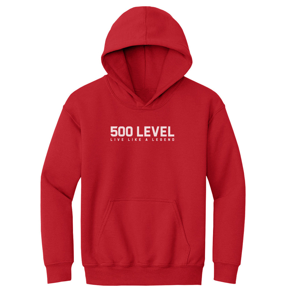 500 LEVEL Wordmark WHT
