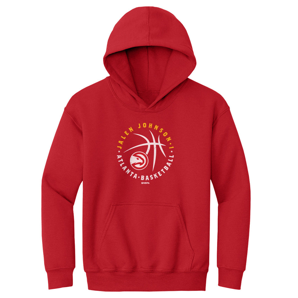 Jalen Johnson Atlanta Hawks Player Ball WHT