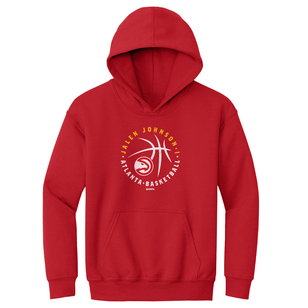 Jalen Johnson Atlanta Hawks Player Ball WHT