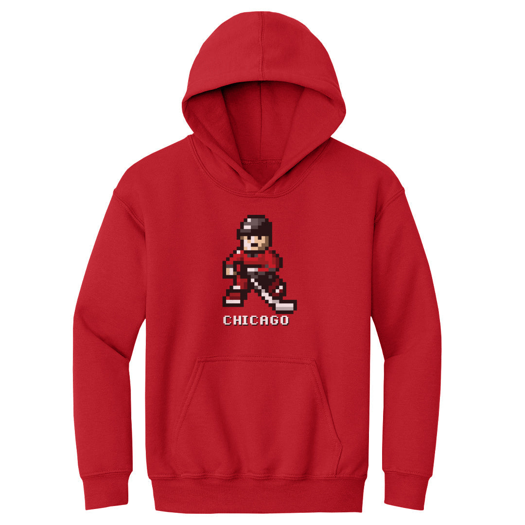 Chicago Hockey 8-bit WHT