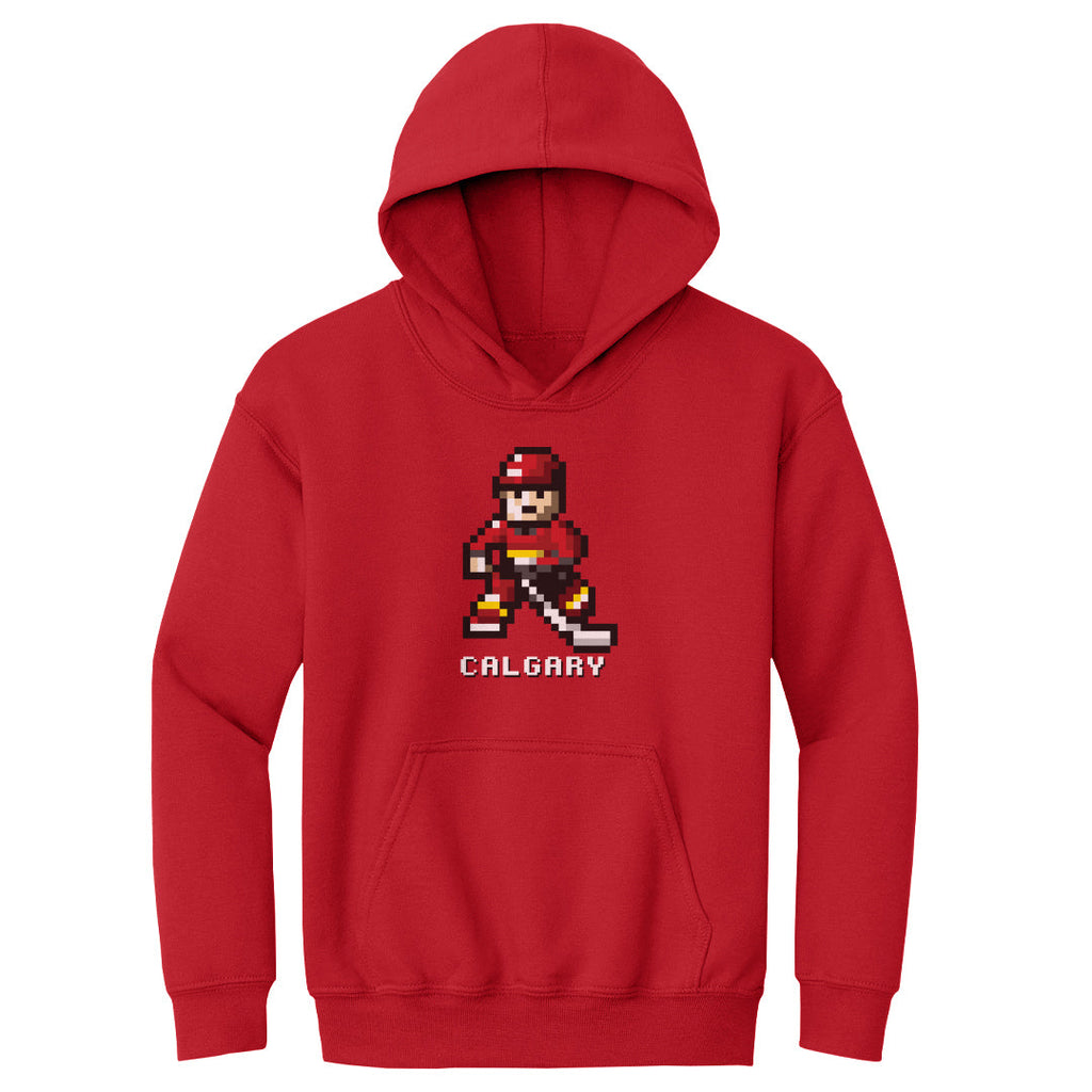 Calgary Hockey 8-bit WHT